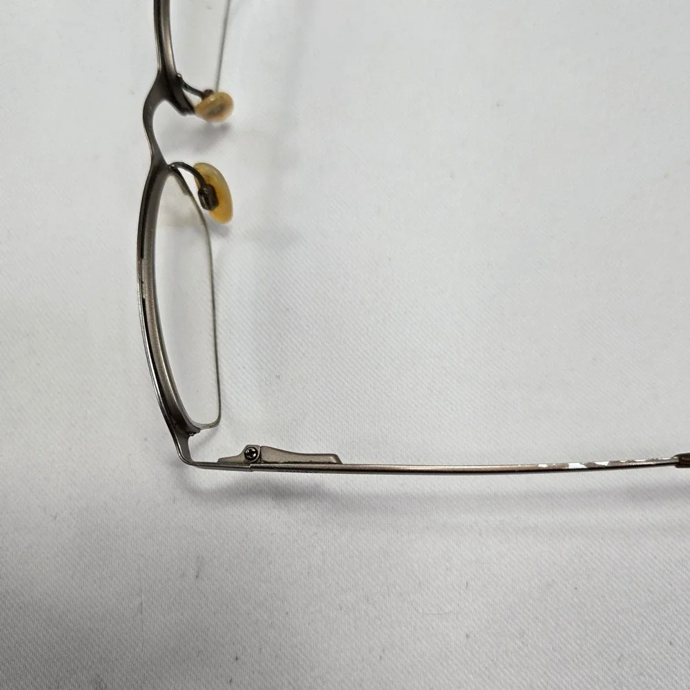 VTG Esprit 9107 Brown Metal Half Rimless Eyeglasses Frames 140mm Color-035 Retro